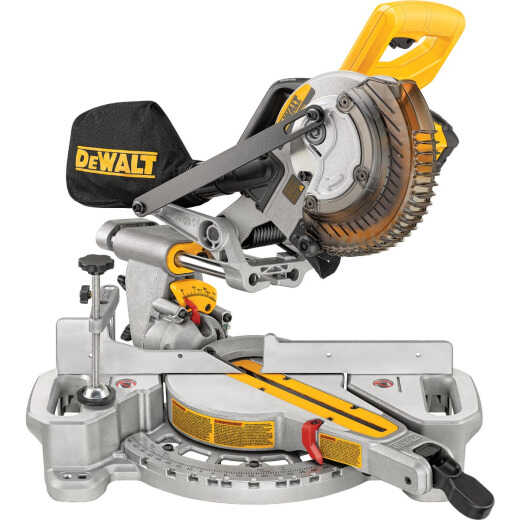 DEWALT 20V MAX 7-1/4 In. Sliding Compound Cordless Miter Saw Kit with 4.0 Ah Battery & Charger