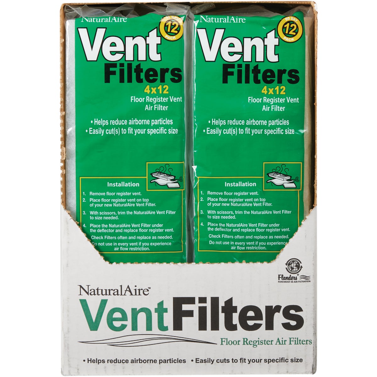 Floor air deals vent filters