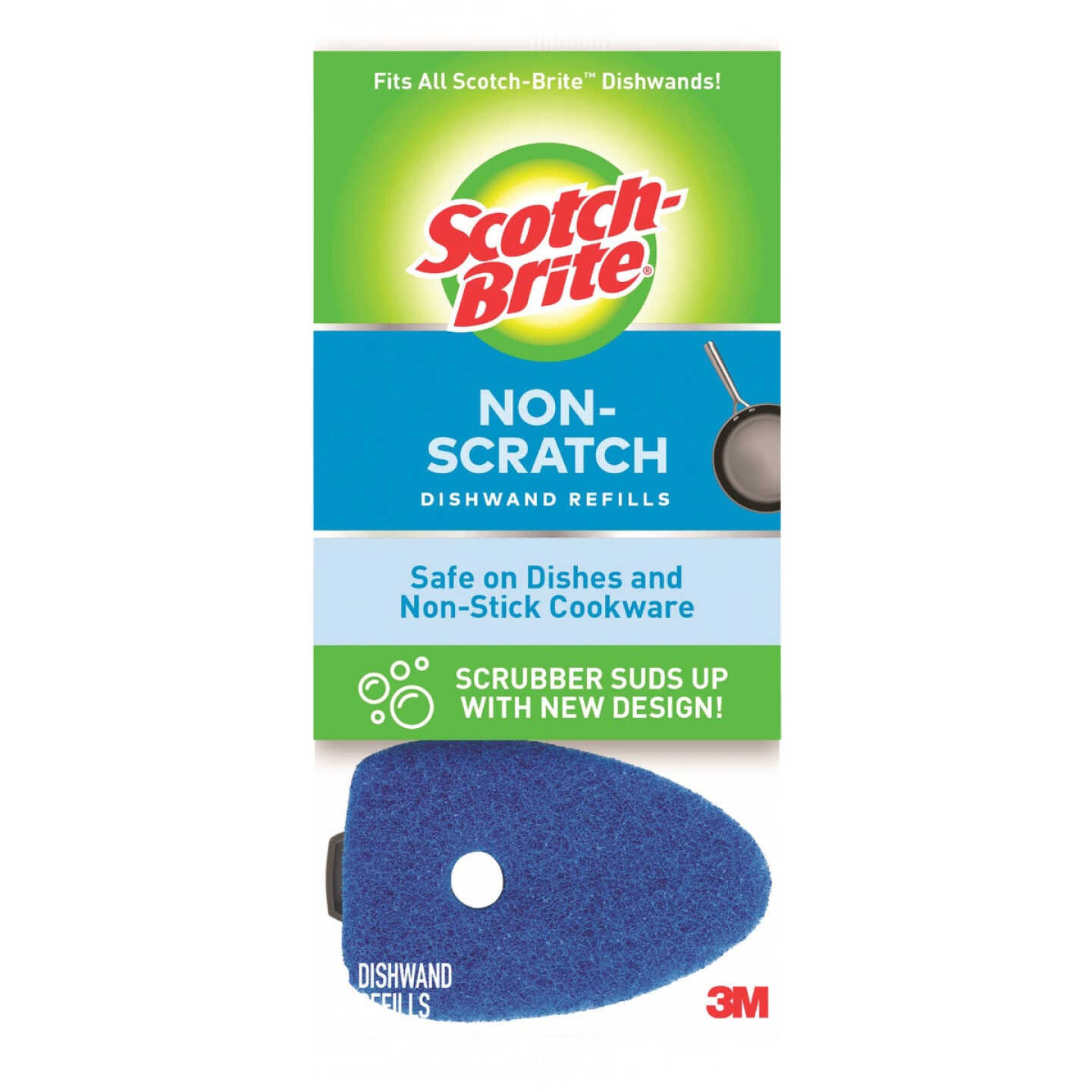 Non Scratch Dishwand Refills Handle, Dish Wand Refill Pack, 2